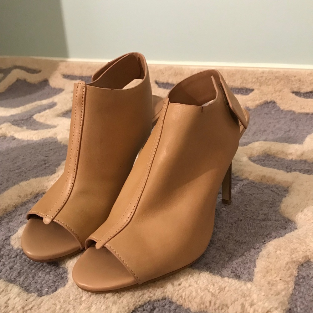 Charles by Charles David Open-Toe Tube Heels